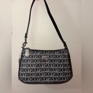 DKNY Monochrome Logo Shoulder Bag